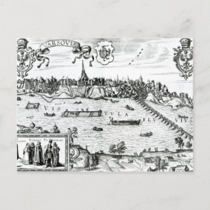 Carte de Varsovie, de Civitates Orbis Terrarum par