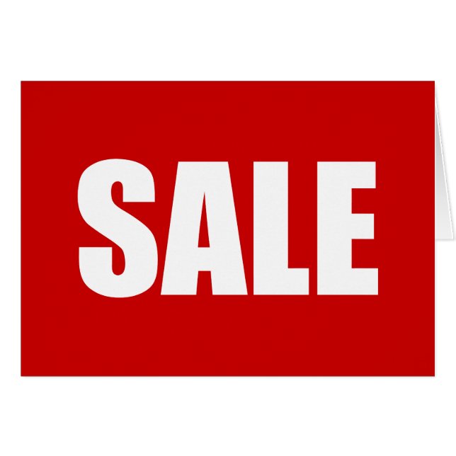 CARTE DE VENTE (Devant horizontal)