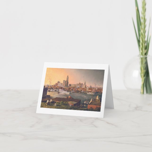 Carte de "vieux Baltimore port" de Paul McGehee (Devant)