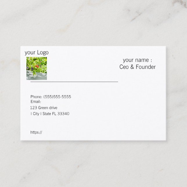 Carte de visite (Devant)