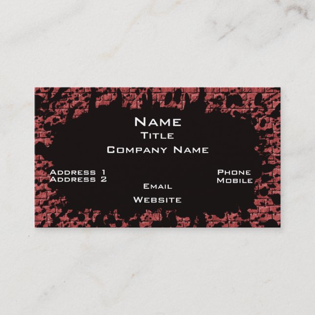 Carte de visite (Devant)