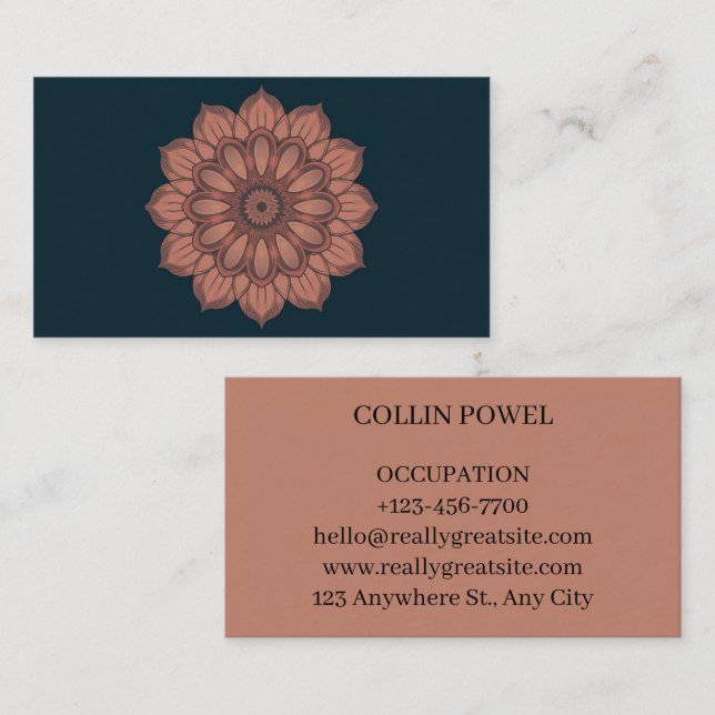 carte de visite (Devant / Derrière)