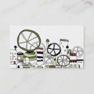 Carte De Visite どこかの街並みNo.2