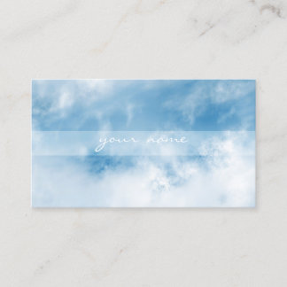 CARTE DE VISITE 青空を切り取った名刺 ・ビジネスカード・ショップカード
