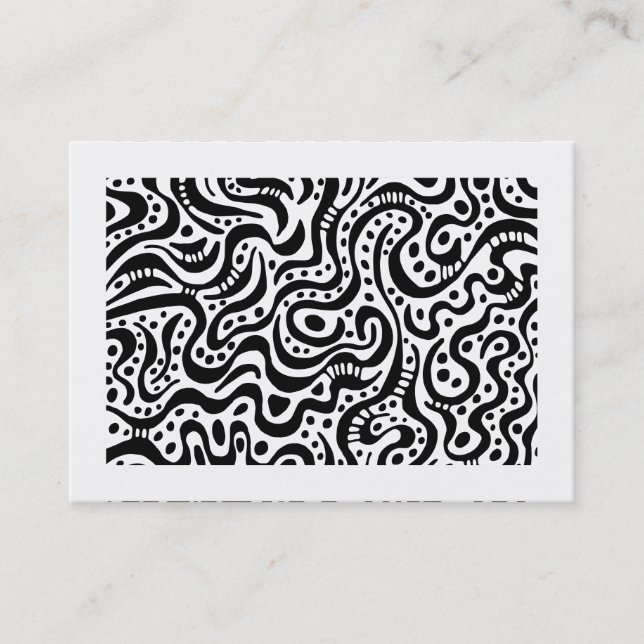 Carte De Visite 041211 Abstrait (frontière) (Devant)