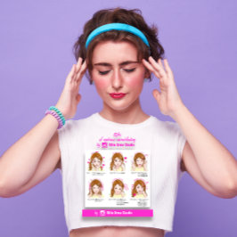 Carte De Visite 100 Brosse à sourcils Microbalding Étui