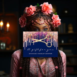 Carte De Visite 100 Cadeaux-coiffeurs de certificats-cadeaux pour 