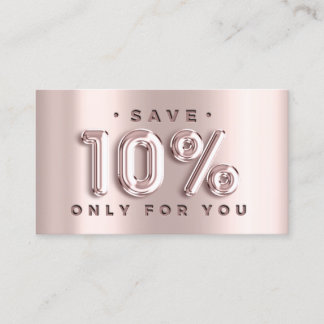 Carte De Visite 100 INSÉRER QRCODE 10%OFF Rose de logo personnalis