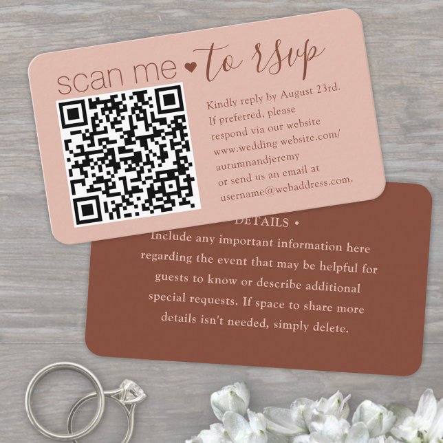 Carte De Visite 100 Pack do-it-yourself couleurs Terracotta Détail (Créateur téléchargé)