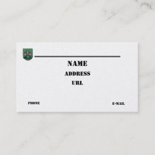 Carte De Visite 10e groupe des forces spéciales vétérinaires ca