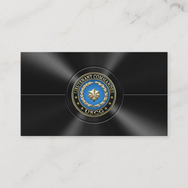 Carte De Visite [154] CG : Lieutenant commandant (LCDR) (Devant)