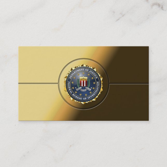 Carte De Visite [154] FBI Special Edition (Devant)