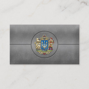 Carte De Visite [154] Ukraine : Manteaux d'armoiries supplémentair