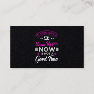 Carte De Visite 15.Si vous voyez un ripper à couture maintenant n'