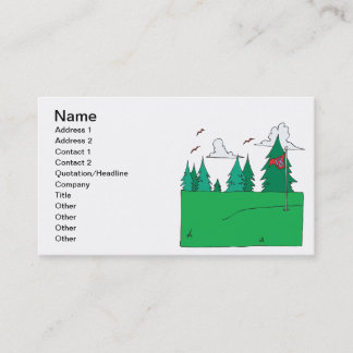 Carte De Visite 18ème Trou