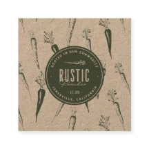 Carte de visite 1| Rancher rustique