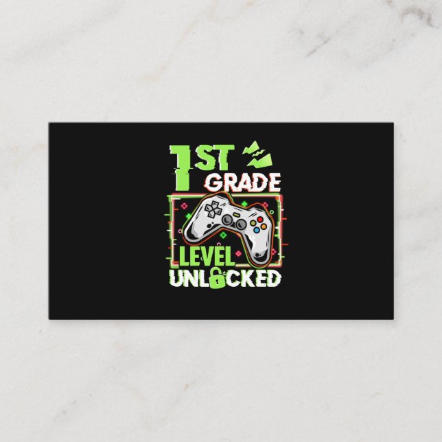 Carte De Visite 1Er Niveau De Qualité Déverrouillé (Devant)