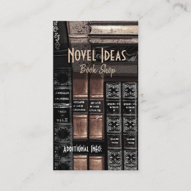 Carte de visite 2 de librairie (Devant)