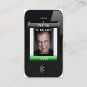 carte de visite 2x3.5 d'iPhone