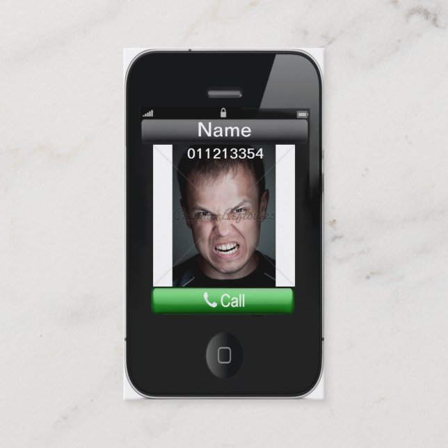carte de visite 2x3.5 d'iPhone (Devant)