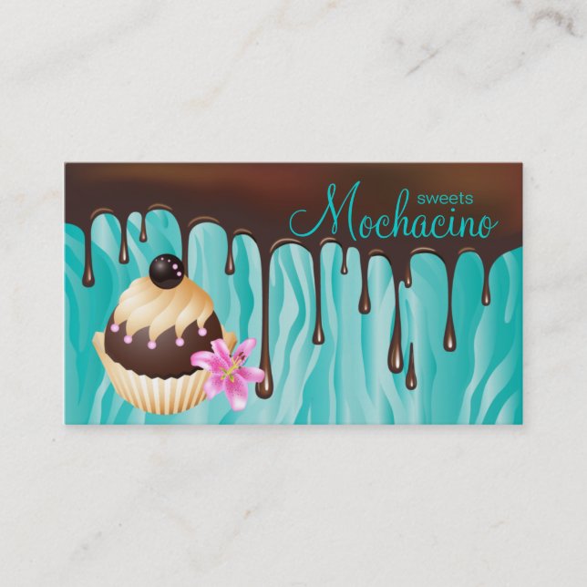 Carte De Visite 311 Boulangerie au chocolat Cupcake (Devant)