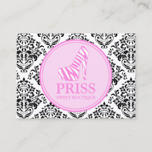 Carte De Visite 311 Mlle Priss Zebra Heel