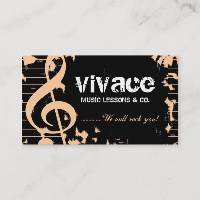 CARTE DE VISITE 311-MUSICAL MAESTRO - PÊCHE GRUNGE (Devant)