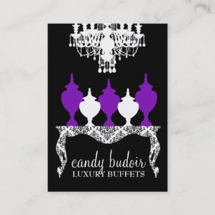 Carte De Visite 311 rococos Deep Purple de Budoir de sucrerie