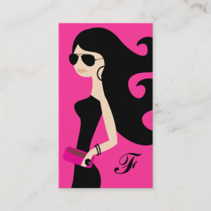 Carte De Visite 311 roses indien de brune de Fashionista