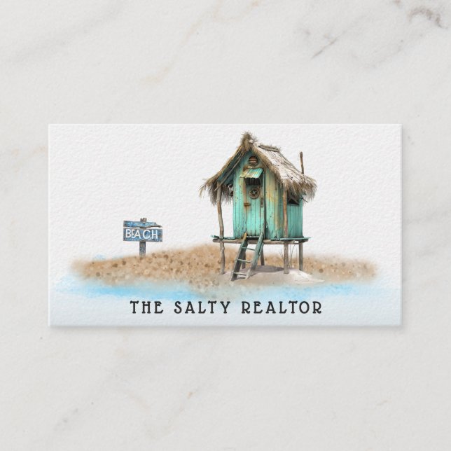Carte De Visite *~* 4 AP13 REALATOR Beach Rentals B&B Inn (Devant)