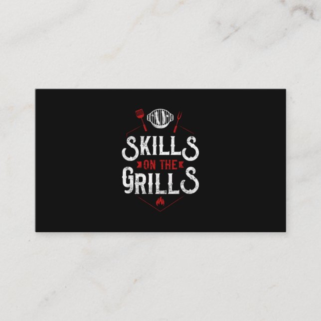 Carte De Visite 69.Bbq Chefcook Offconcurrent restaurantbarbeque S (Devant)