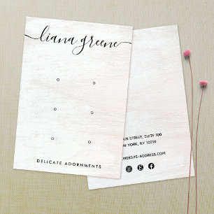 Carte De Visite 6 Trous, Trois Portes Jeu Bois Blanc Écran