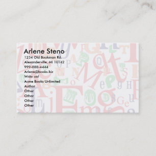 Carte de visite A à Z