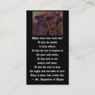 Carte De Visite À "ce qu'aime le ressembler ?" ~ St Augustine