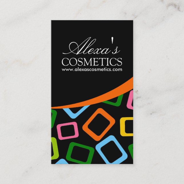 Carte de visite à la mode (Devant)