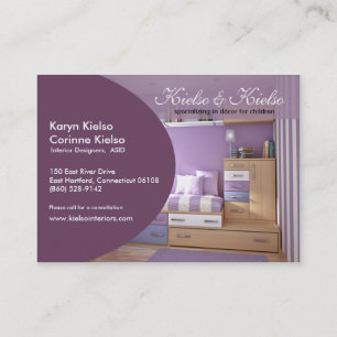 Carte de visite à la mode de profil d'Ovale