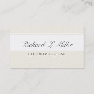 Carte De Visite À la mode élégant de Minimal Professionals Company