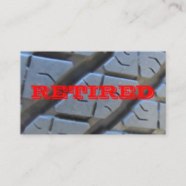 Carte de visite à la retraite parfait