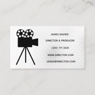 carte de visite à thème FIlm et vidéo