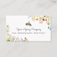 Abeille à l'aquarelle Apiary Fleur Sauvage