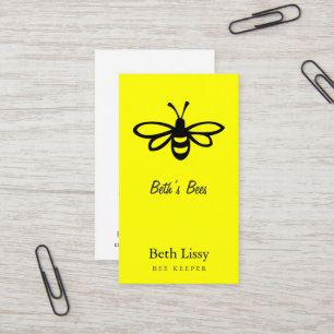 Carte De Visite Abeille [noir]