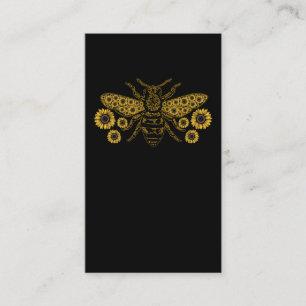 Carte De Visite Abeille tournesol Abeille Miel Abeille Abeille