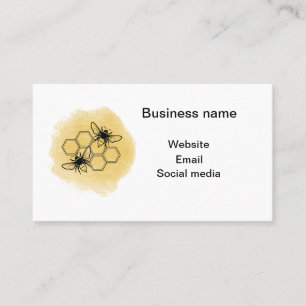 Carte De Visite Abeilles