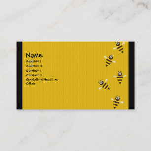 Carte De Visite Abeilles de Bizzy