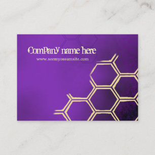 Carte De Visite Abeilles pourpres
