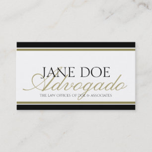 Carte De Visite Abogado Advogado