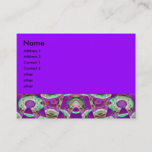 Carte De Visite abrégé sur pourpre
