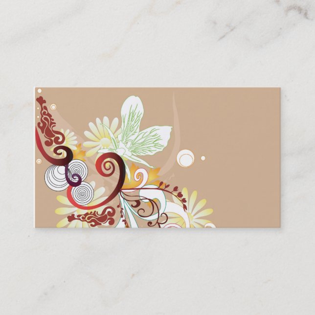 Carte de visite abstrait (Devant)