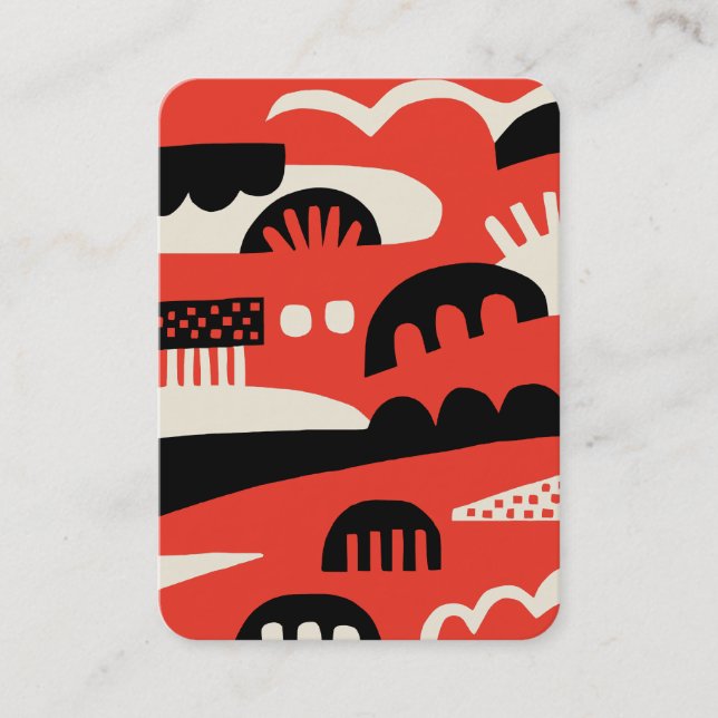 Carte De Visite Abstrait 281219b (Devant)