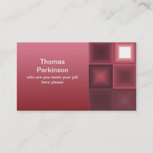 carte de visite abstrait de conception